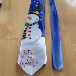 Musical Snowman Necktie